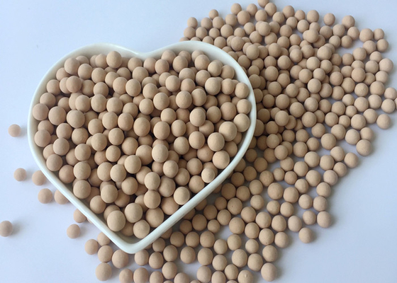 Beige synthetische zeoliet 5A Granulair met een vochtgehalte ≤ 1,50%